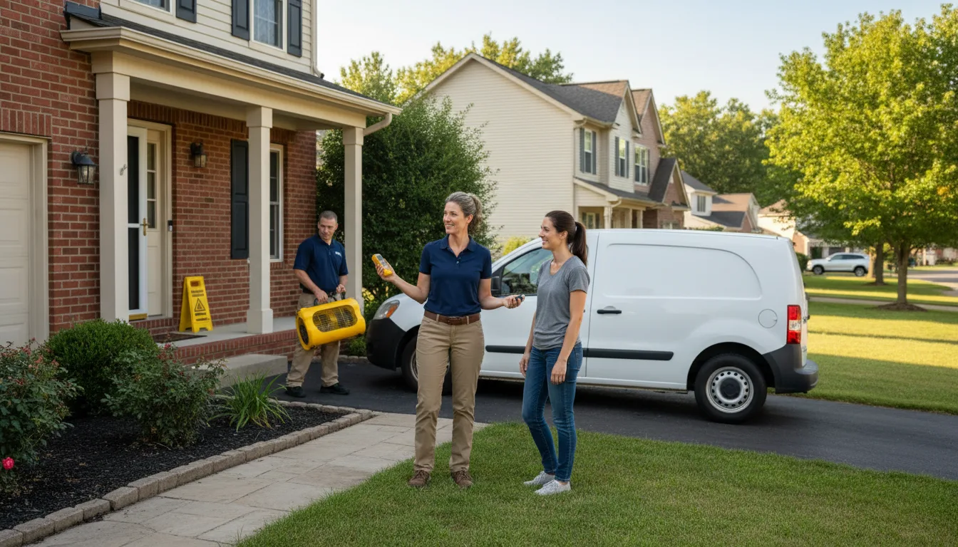 Water restoration image for Water Damage & Restoration Services in Omaha, GA